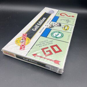 Vtg 1996 Monopoly Golf Edition Board Game Vtg USAopoly Sealed/Box Damage